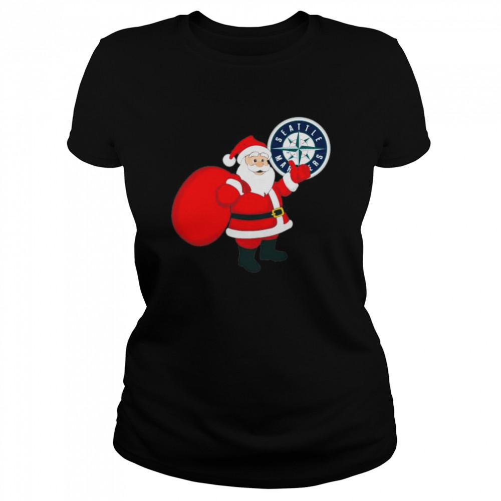 Santa Claus Seattle Mariners MLB Christmas 2022 shirt Classic Women's T-shirt