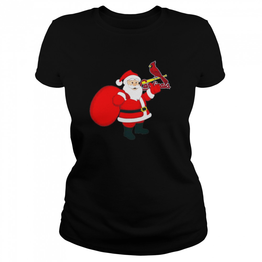Santa Claus St Louis Cardinals MLB Christmas 2022 shirt Classic Women's T-shirt