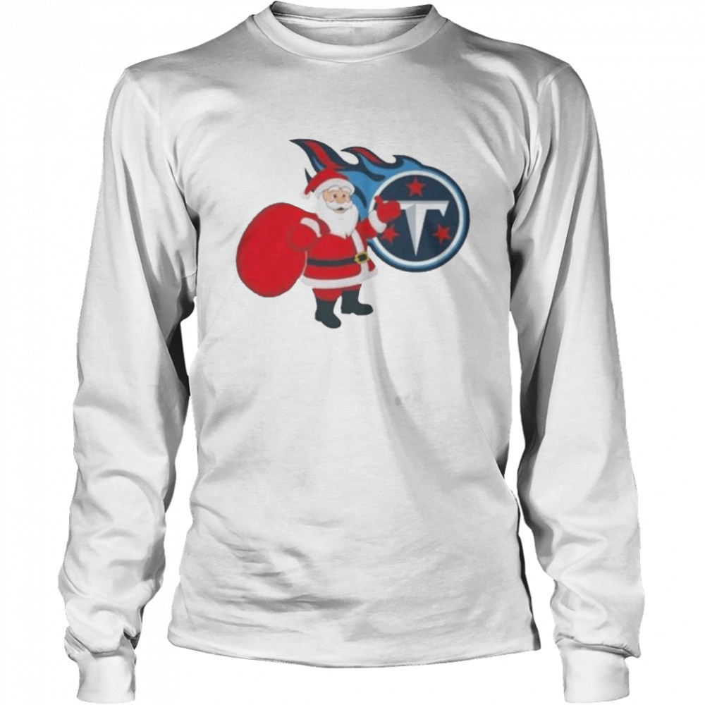 Santa Claus Tennessee Titans NFL Christmas 2022 shirt Long Sleeved T-shirt