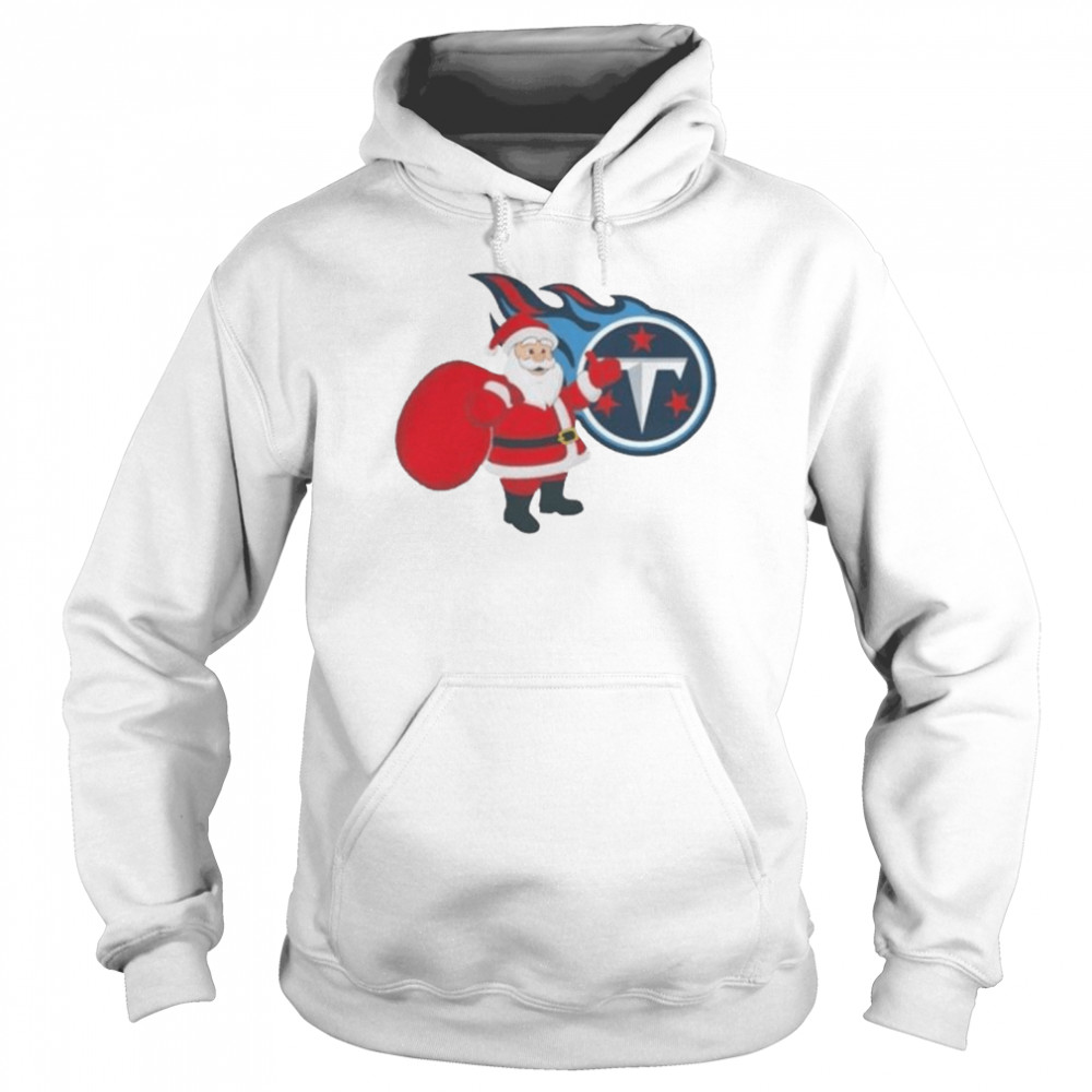 Santa Claus Tennessee Titans NFL Christmas 2022 shirt Unisex Hoodie
