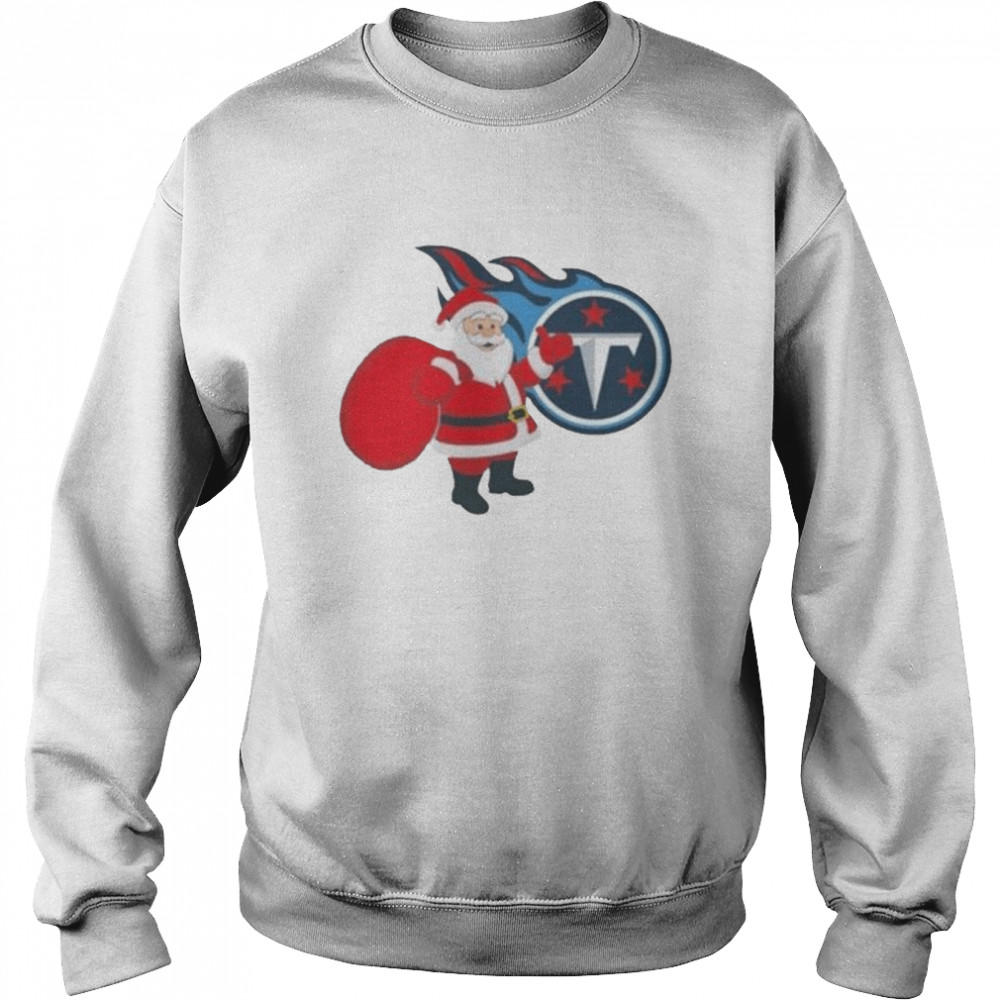 Santa Claus Tennessee Titans NFL Christmas 2022 shirt Unisex Sweatshirt