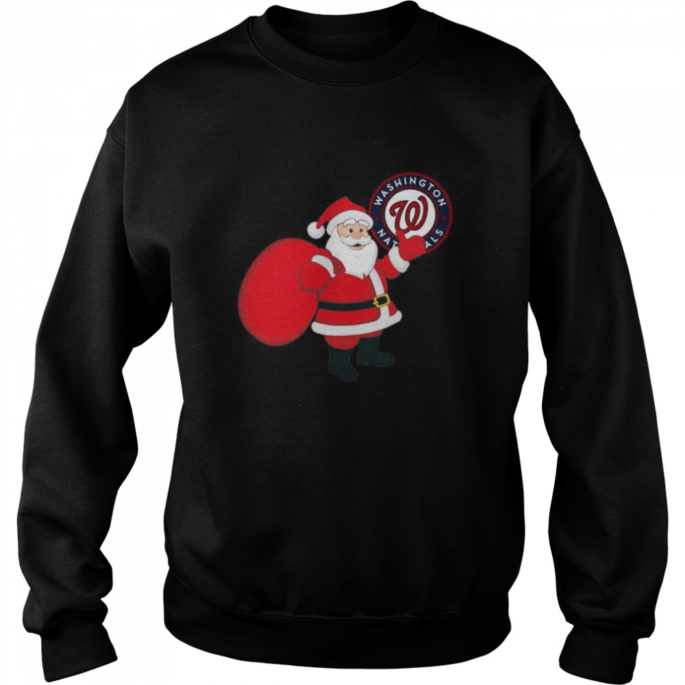 Santa Claus Washington Nationals MLB Christmas 2022 shirt Unisex Sweatshirt