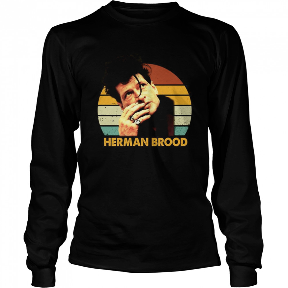 Sunset Portrait Herman Brood shirt Long Sleeved T-shirt