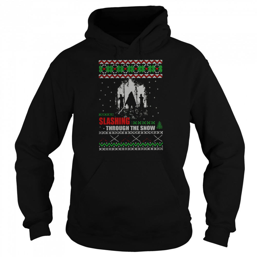 The Walking Dead Michonne Ugly Christmas shirt Unisex Hoodie