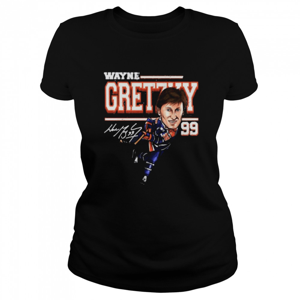 The White Tornado Wayne Gretzky Signature  Classic Women's T-shirt