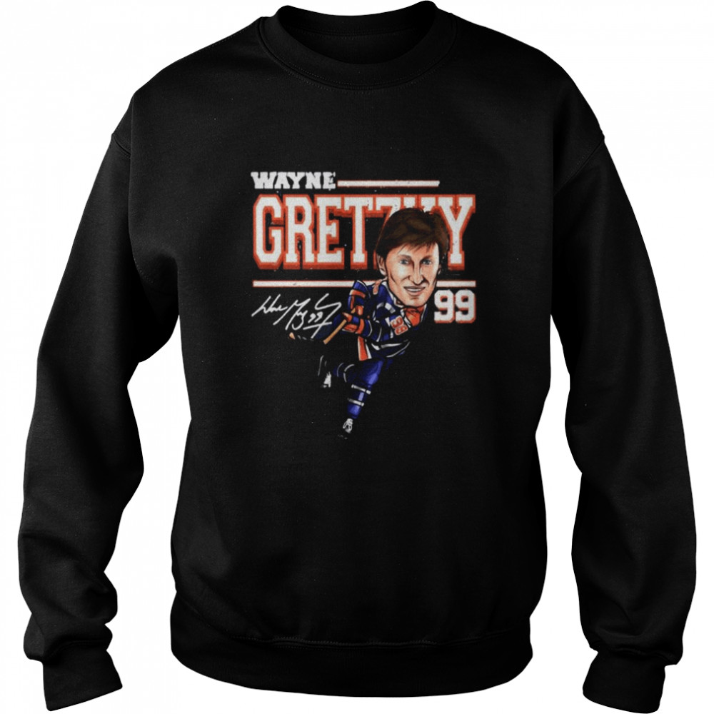 The White Tornado Wayne Gretzky Signature  Unisex Sweatshirt