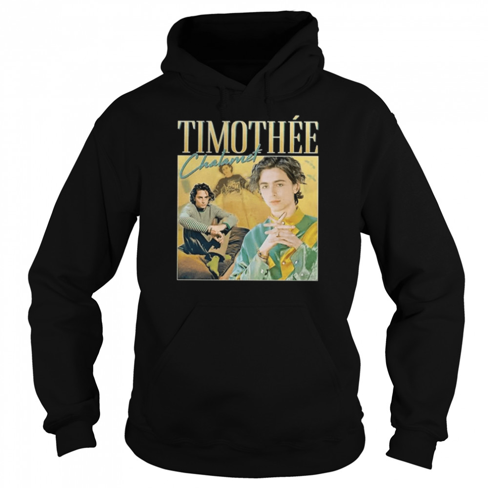 Timothee Chalamet Homage Timothy Wonka Actor Vintage shirt Unisex Hoodie