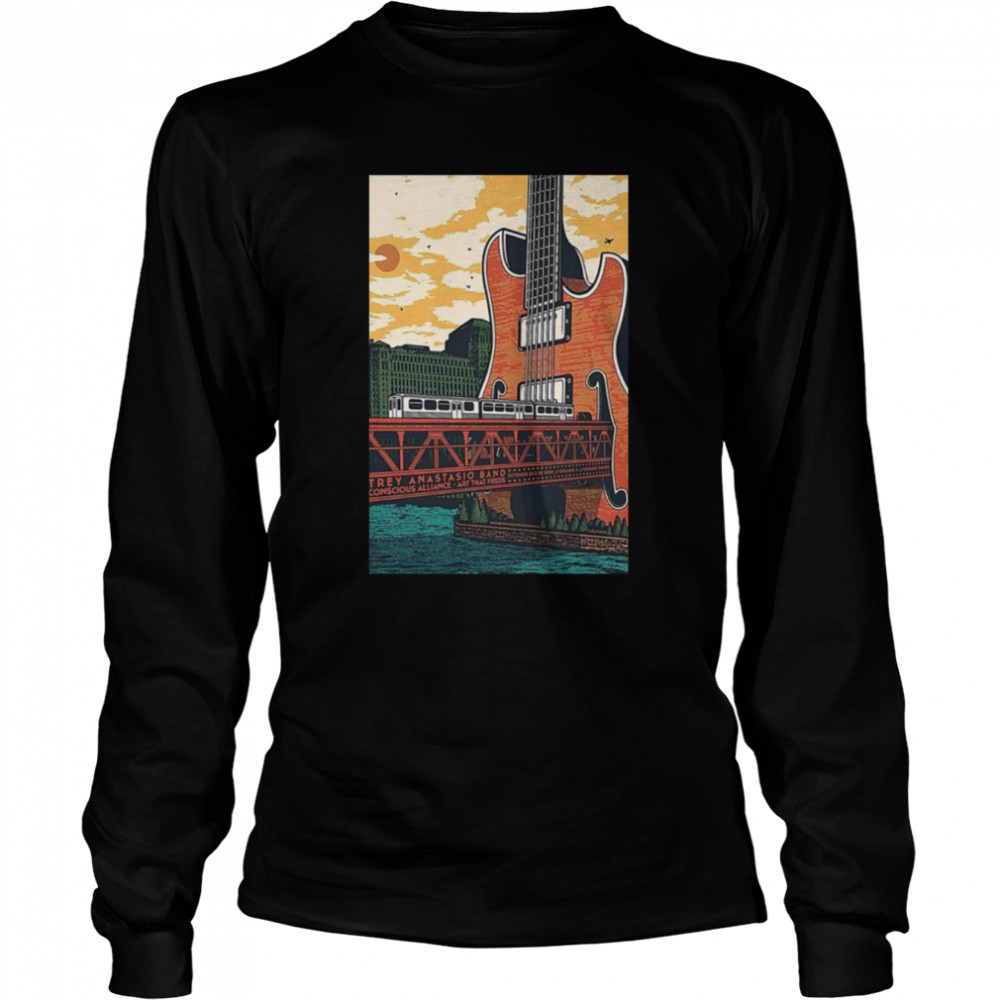 Trey Anastasio at The Chicago Theatre in Chicago IL Oct 28 & 29 2022  Long Sleeved T-shirt