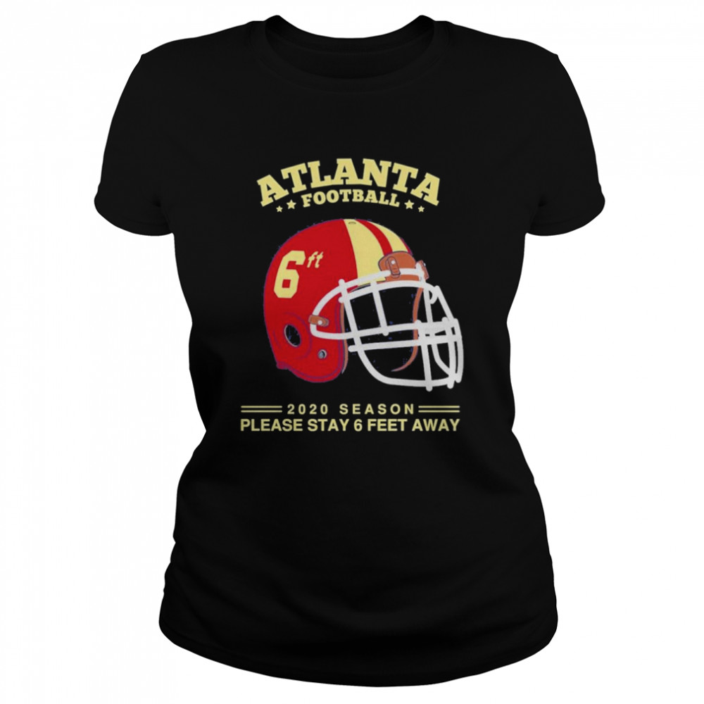 2022 NFL atlanta falcons spirit stay 6ft away atlanta falcons shirt Classic Women's T-shirt