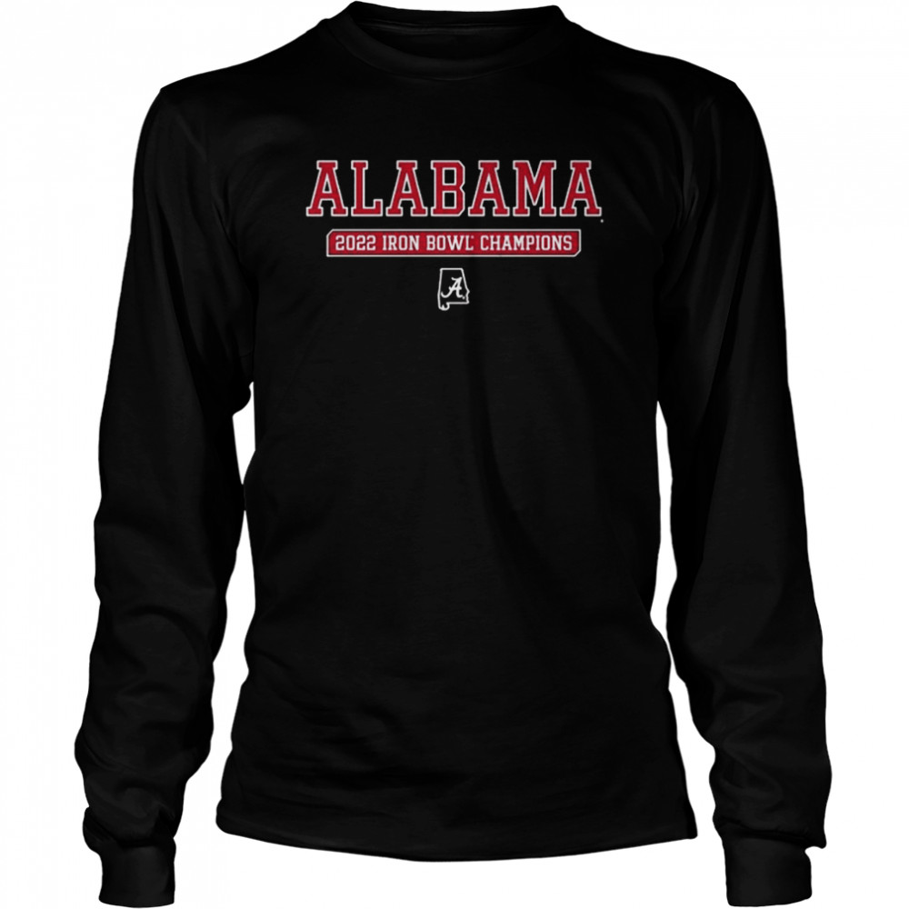 Alabama Football 2022 Iron Bowl Champions  Long Sleeved T-shirt