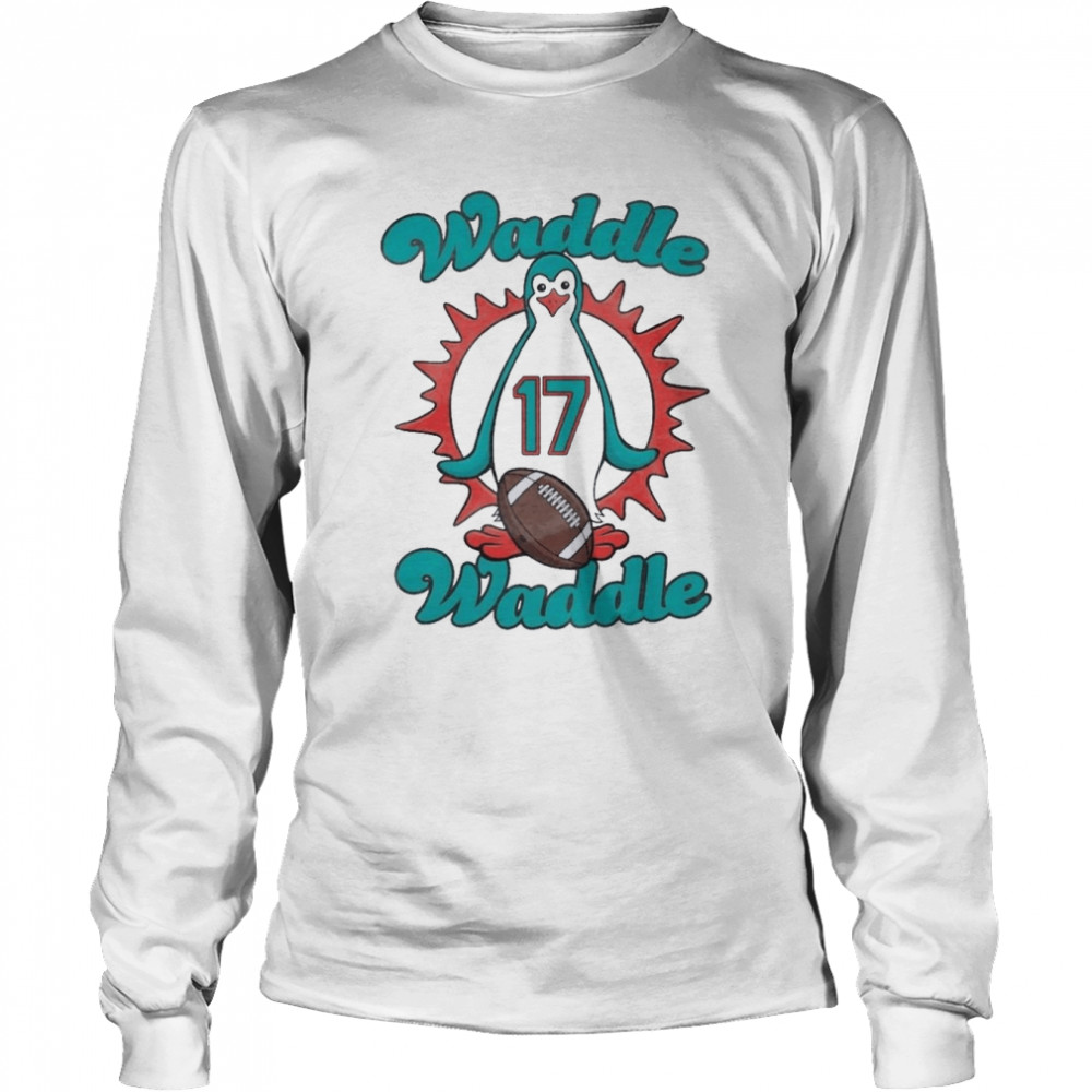 Jaylen Waddle Miami Dolphins Youth Name & Number Logo T-Shirt - Ash