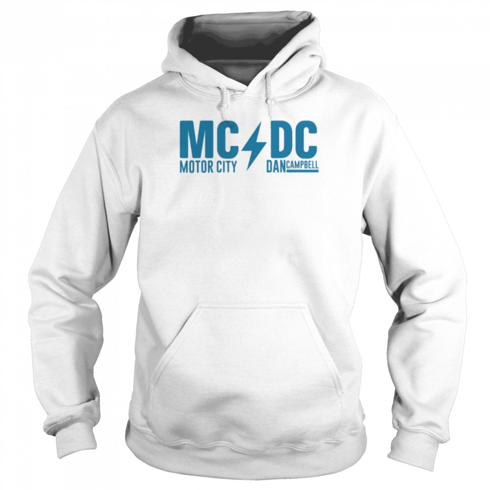 TeeShirtPalace Mcdc Motor City Dan Campbell Funny Football Kids Hoodie