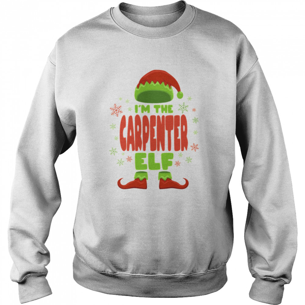 Beloved Carpenter Christmas Elf shirt Unisex Sweatshirt