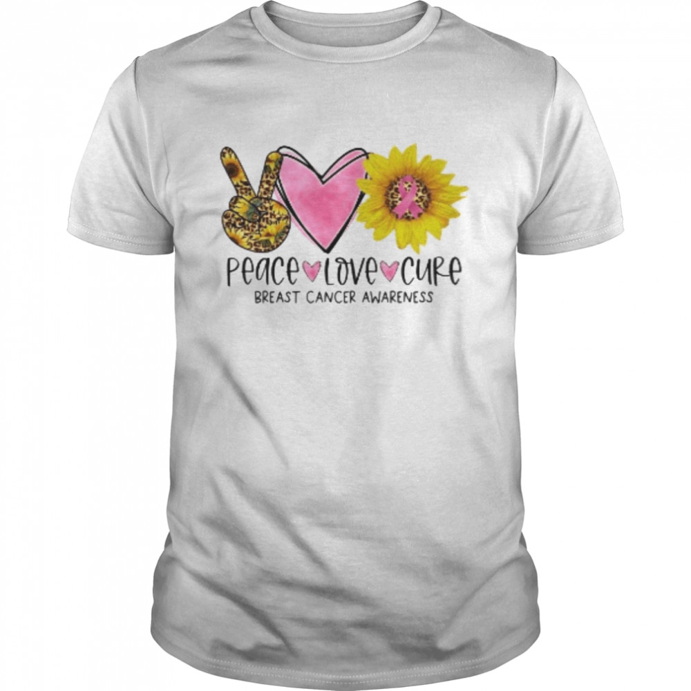 Breast Cancer Sunflower Shirt