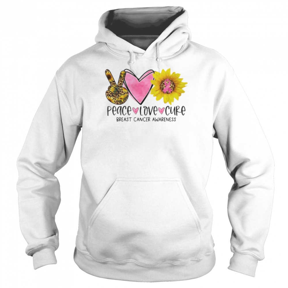Breast Cancer Sunflower  Unisex Hoodie