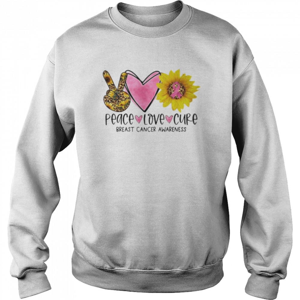 Breast Cancer Sunflower  Unisex Sweatshirt