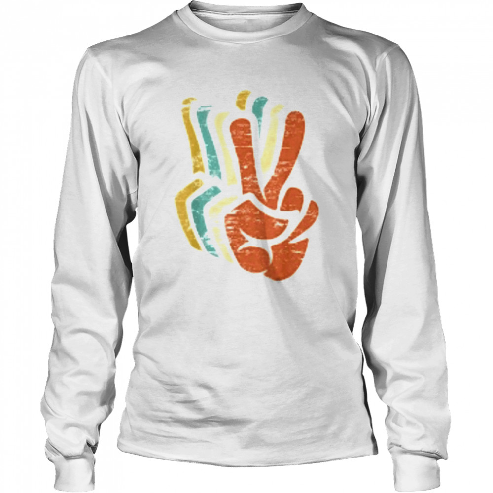 Colorful Peace  Long Sleeved T-shirt