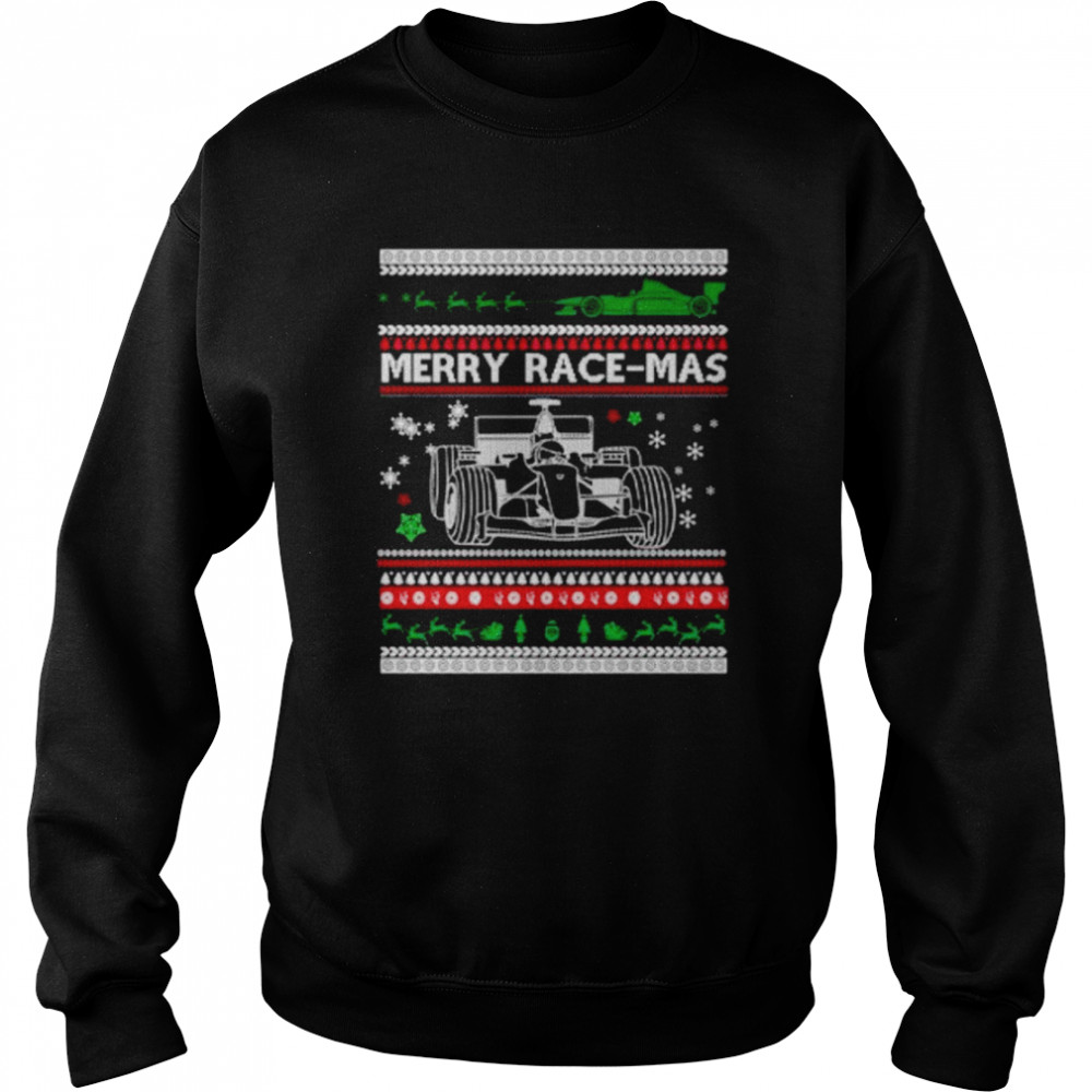 merry Race Mas F1 ugly Christmas shirt Unisex Sweatshirt