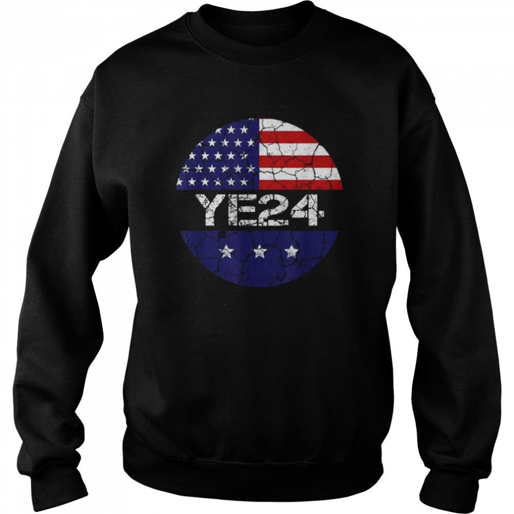 Ye 2024 Us Flag Vintage  Unisex Sweatshirt