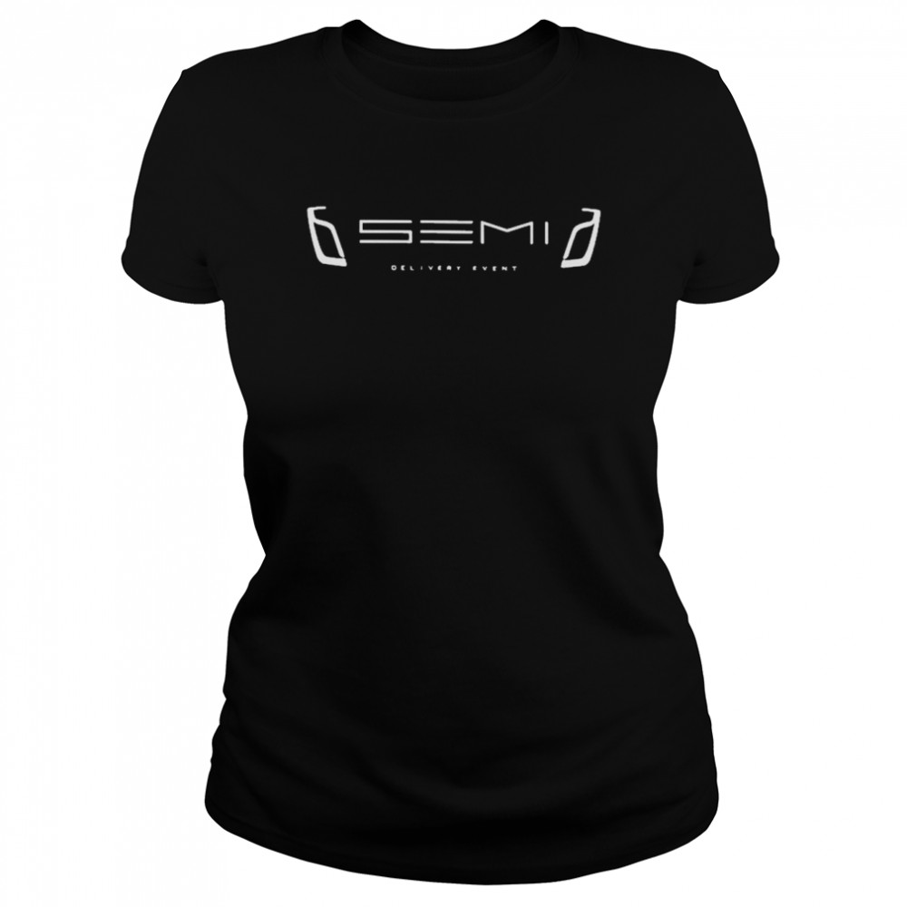 Elon musk wearing semI delivery event T-shirt Classic Women's T-shirt