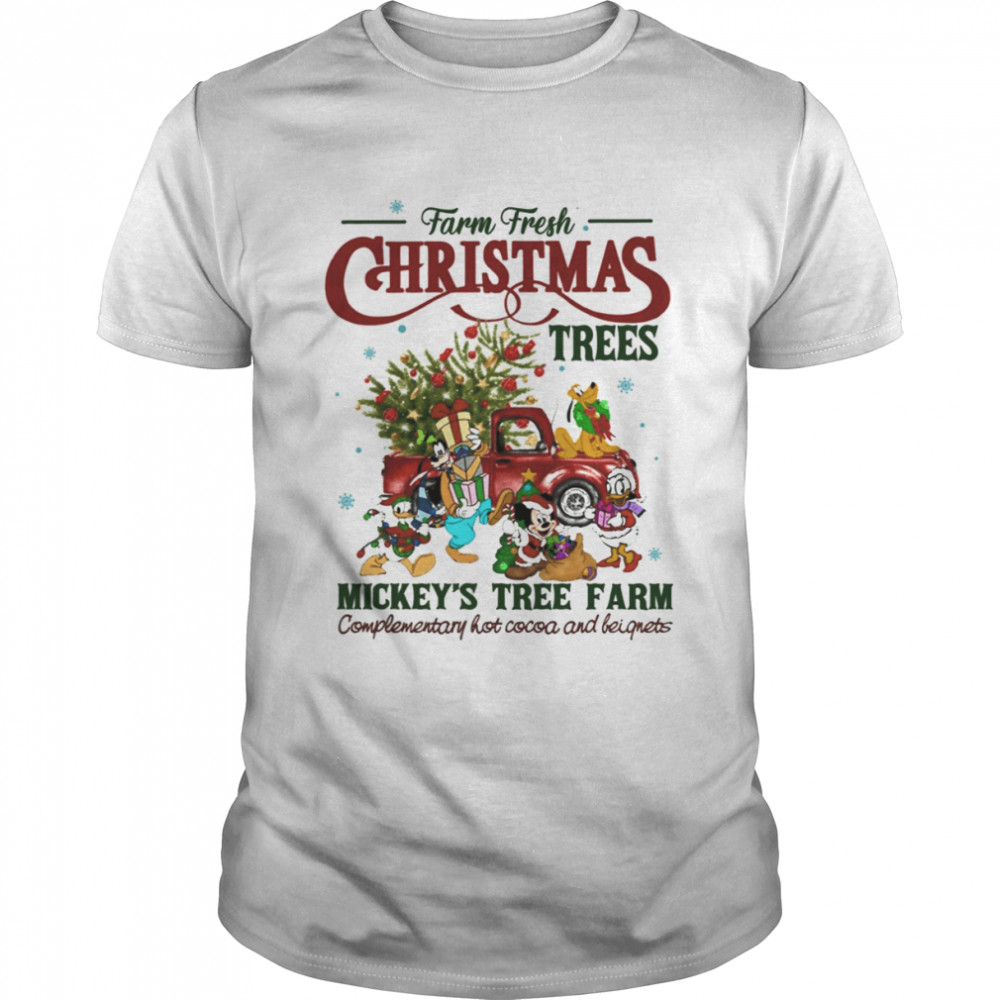 Farm Fresh Christmas Trees Mickey’s Tree Farm Disney shirt
