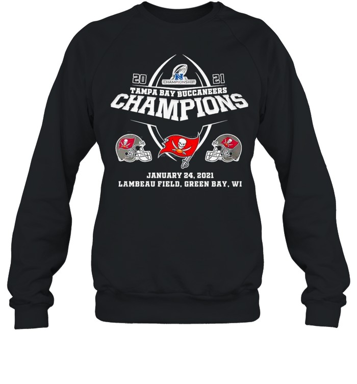 2021 Nfc Championship For Tampa Bay Buccaneers Helmet Champions shirt Unisex Sweatshirt