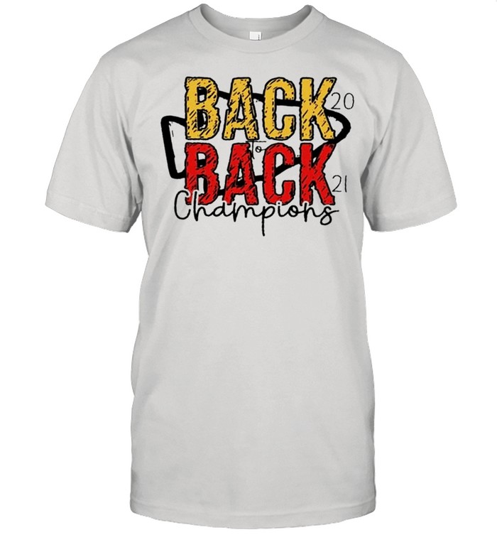 Back To Back 2021 Champions With Kansas City Chiefs shirt Classic Men's T-shirt