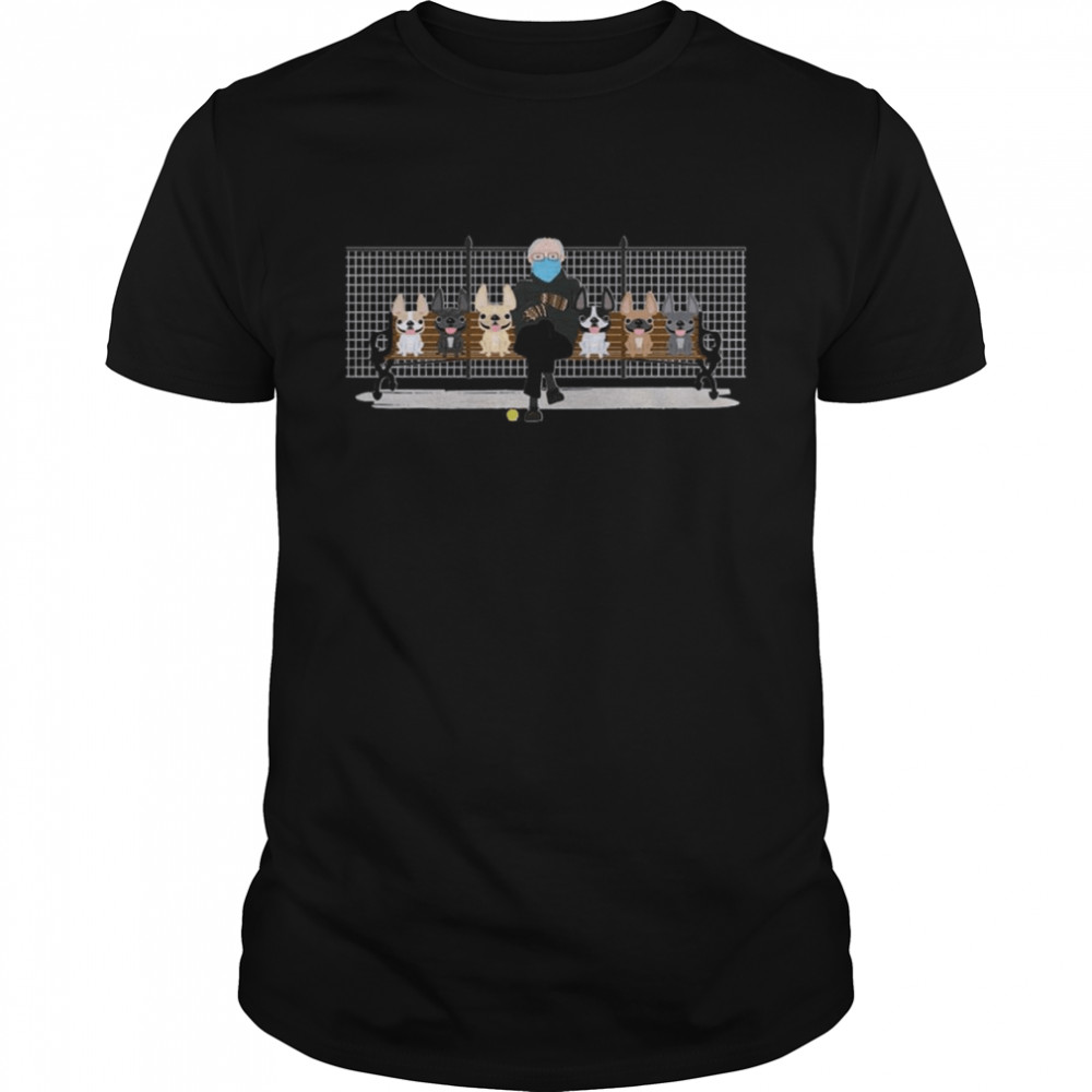 Bernie Sanders And Dogs 2021 Inaugurations shirt Classic Men's T-shirt