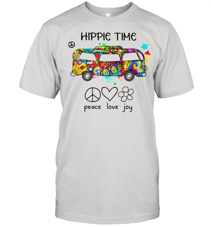 Hippie Time Peace love Joy shirt Classic Men's T-shirt