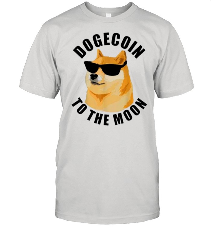 Dogecoin To The Moon Crypto HODL Cryptocurrency shirts Classic Men's T-shirt