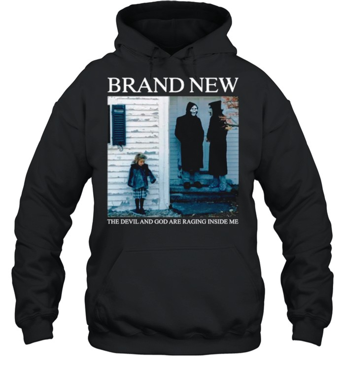 Brand New The Devil And God Are Raging Inside Me shirt Unisex Hoodie