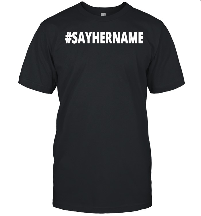 drew brees say her name shirt