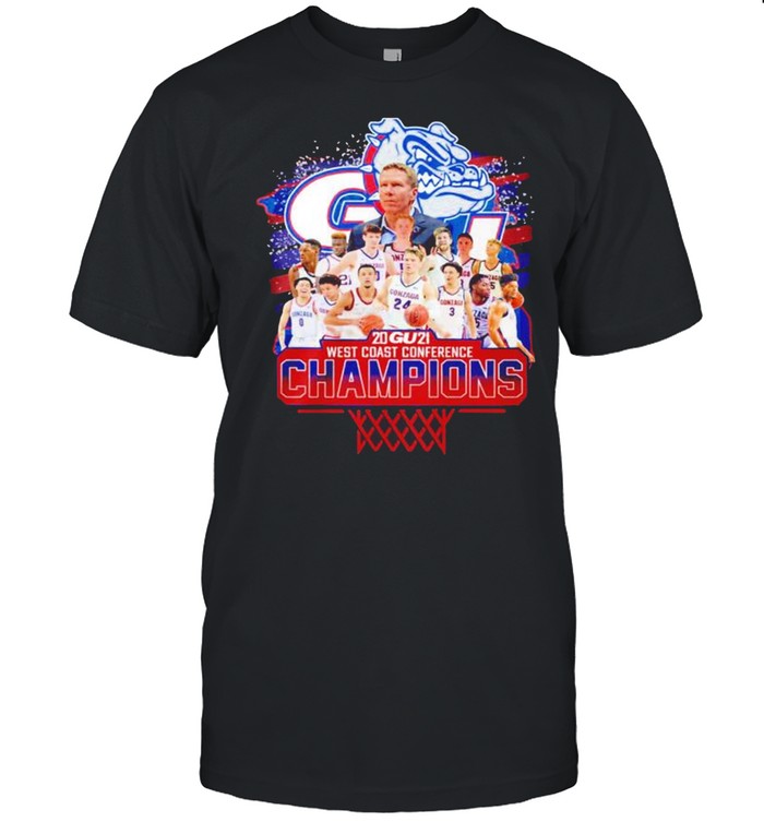 Gonzaga Bulldogs 2021 West Coast Conference Champions shirt Classic Men's T-shirt