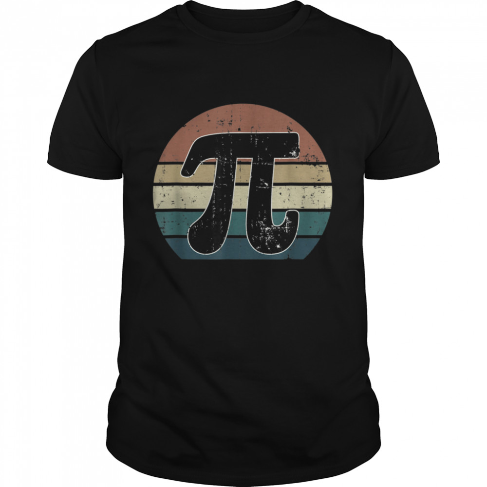 Pi Day Retro Vintage Math Geek Teacher Student shirt