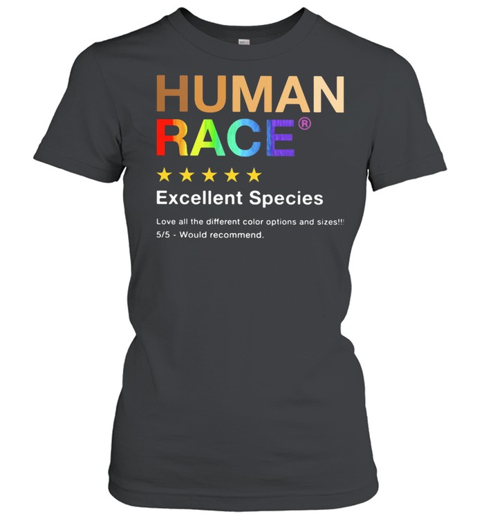 Recommend Human Race Five Stars Excellent Species Lgbt  Classic Women's T-shirt
