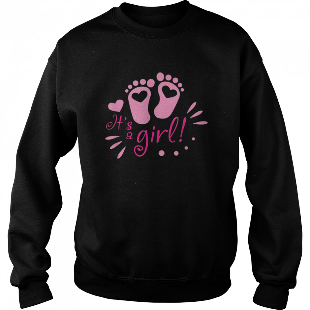 Baby reveal for announcement of pregnancy boy or girl shirt Unisex Sweatshirt