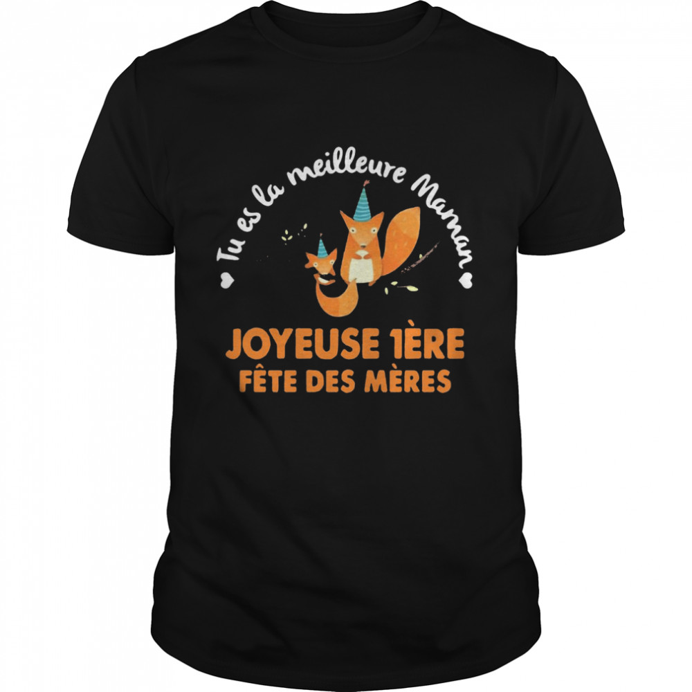 Squirrel Tu Es La Meilleure Maman Joyeuse Iere Fete Des Meres T-shirt Classic Men's T-shirt