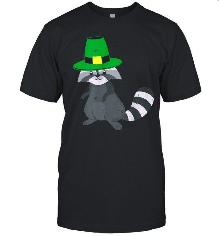 Raccoon Hat Happy St Patrick’s Day shirt