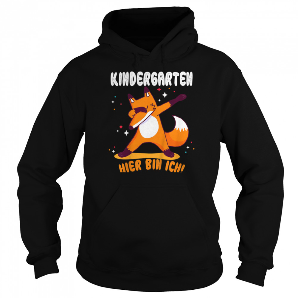 Kinder Kindergarten Anfang Geschenk Kindergartenkind 2021 Fuchs  Unisex Hoodie