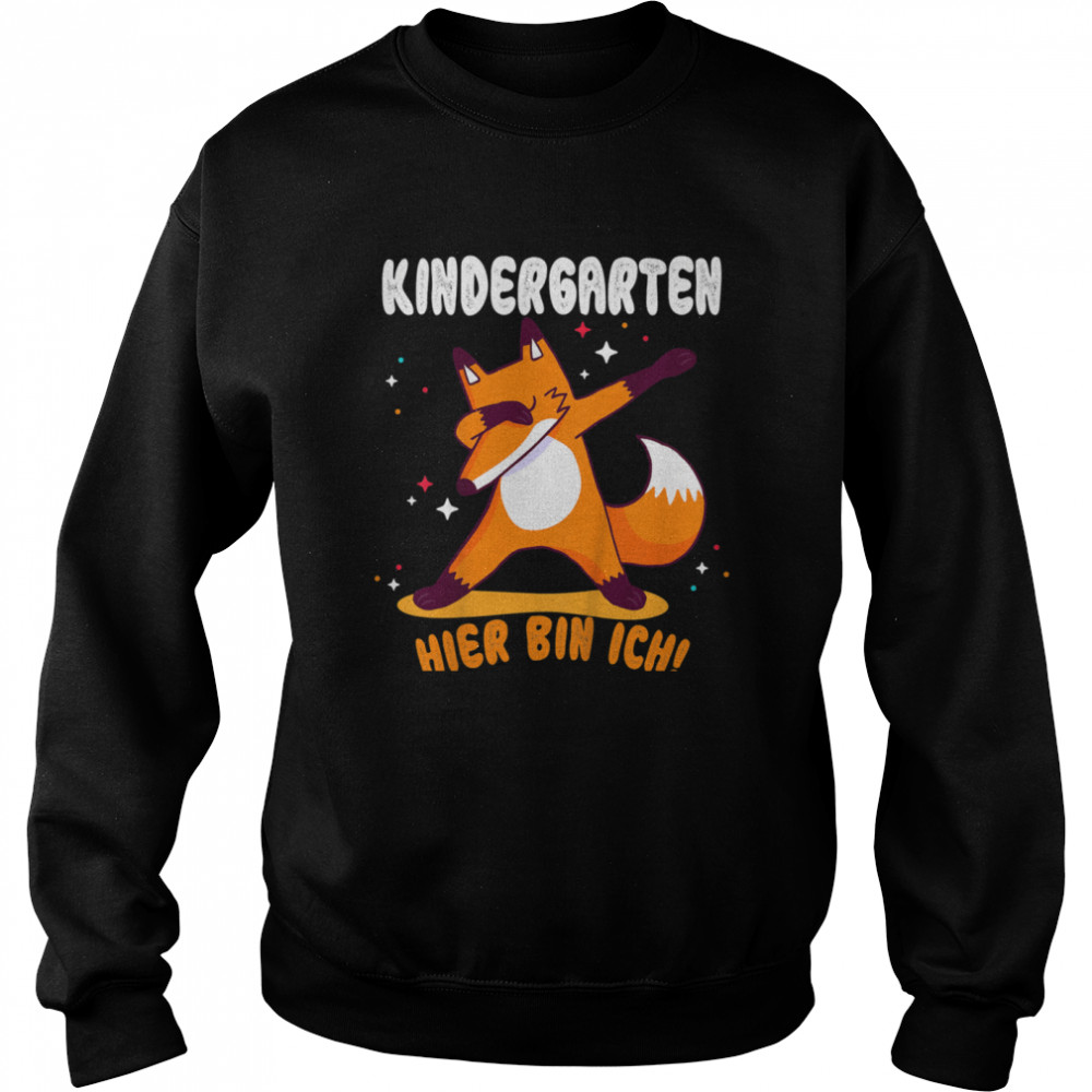 Kinder Kindergarten Anfang Geschenk Kindergartenkind 2021 Fuchs  Unisex Sweatshirt