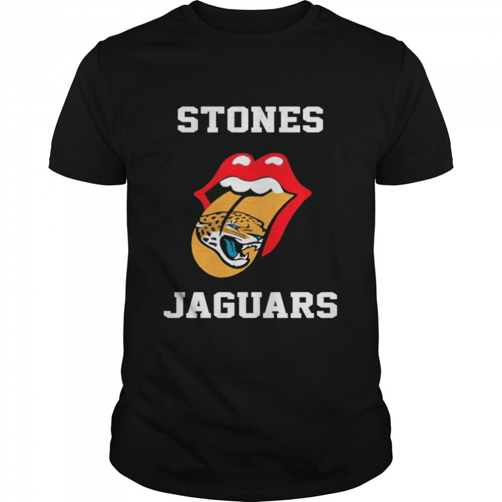 The Rolling Stones Jacksonville Jaguars lips shirt Classic Men's T-shirt