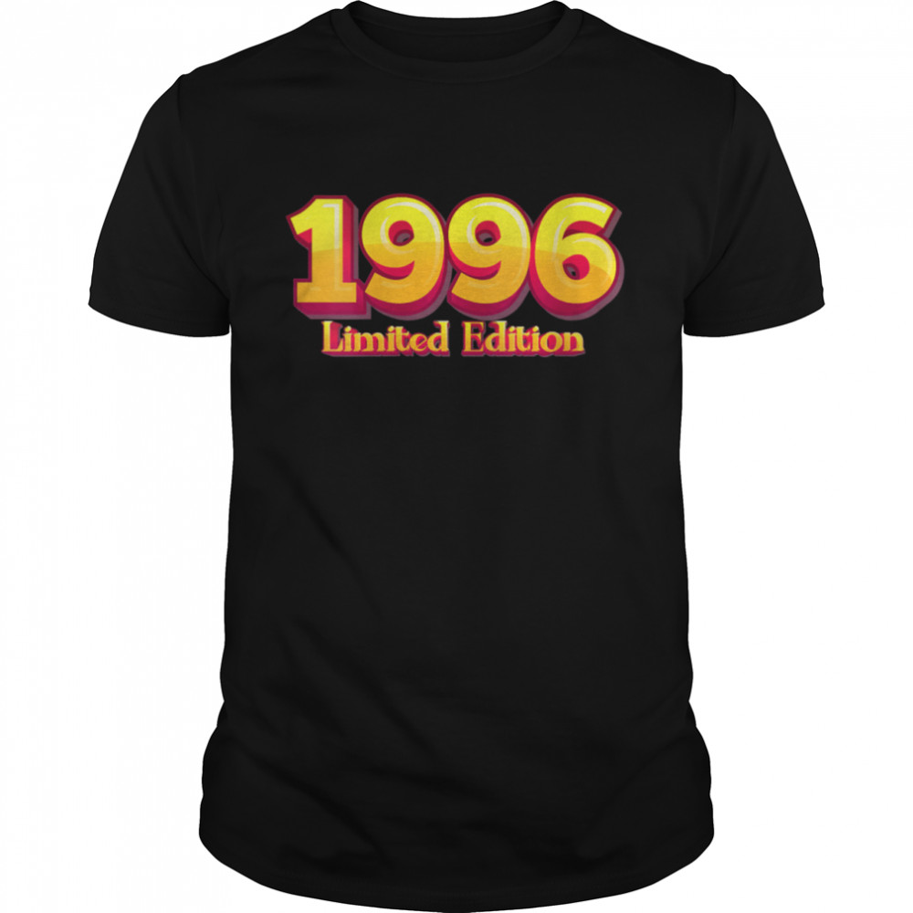 25th Birthday Man 25 Years Bday Year 1996  Classic Men's T-shirt