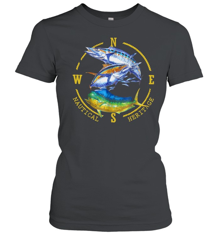Mahi Mahi Tuna Kingfish Nautical Fishing T-shirt Classic Women's T-shirt