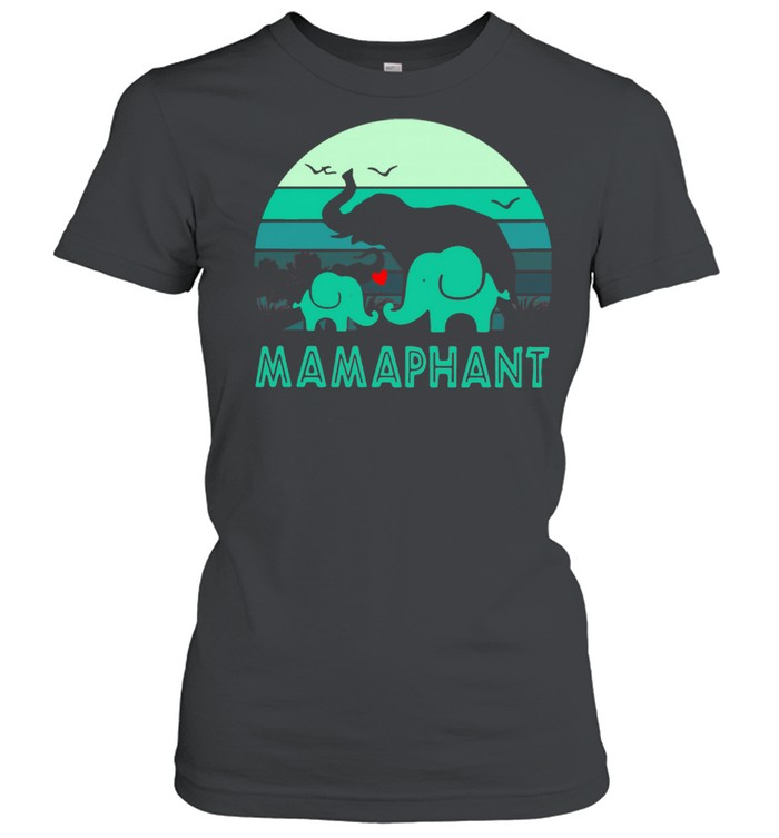 Elephant Mamaphant Mothers Day shirt Classic Women's T-shirt