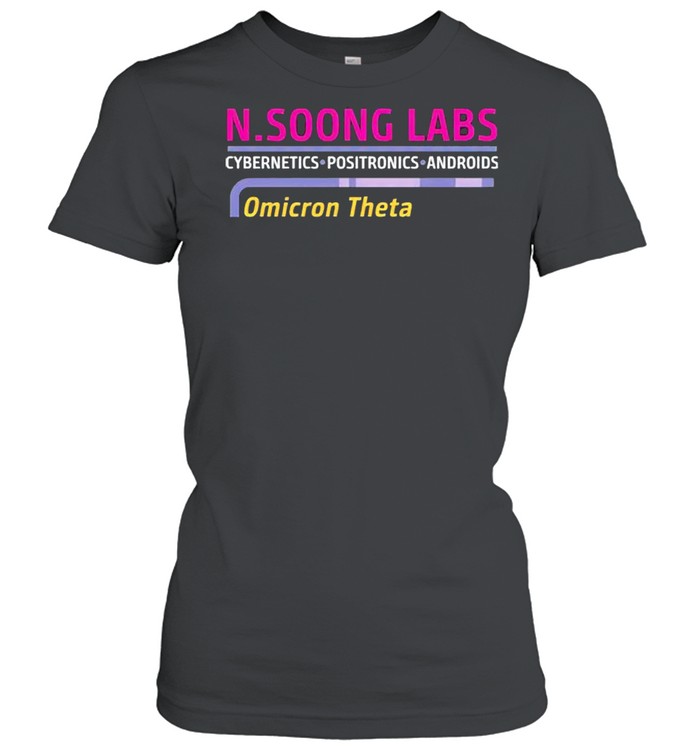 NSoong labs cybernetics positronics androids omicron theta shirt Classic Women's T-shirt