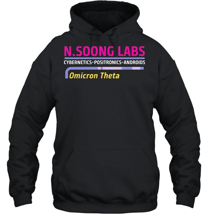 NSoong labs cybernetics positronics androids omicron theta shirt Unisex Hoodie