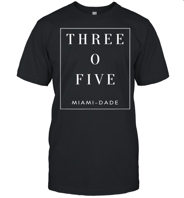 Miami Dade Florida Area Code 305 shirt Classic Men's T-shirt