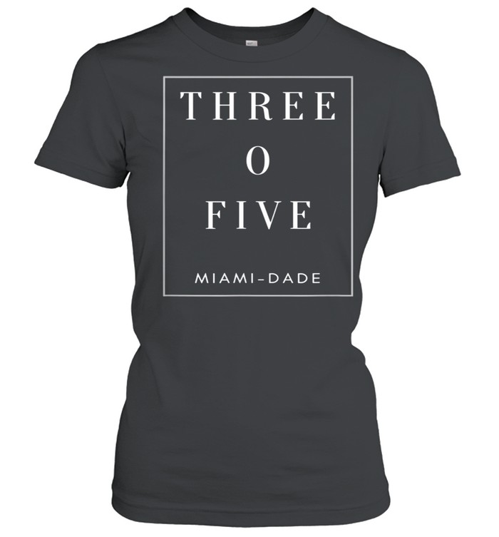 Miami Dade Florida Area Code 305 shirt Classic Women's T-shirt