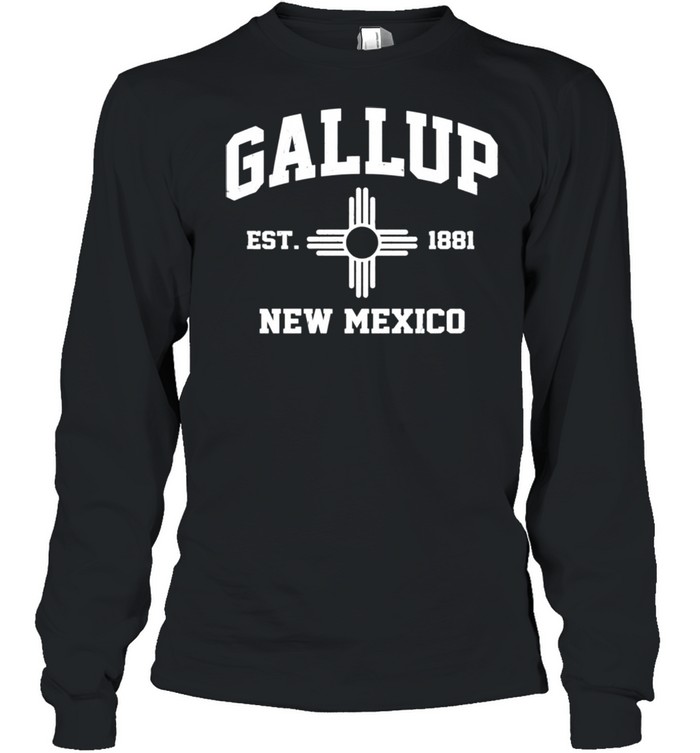 Gallup New Mexico NM vintage State Athletic style shirt Long Sleeved T-shirt