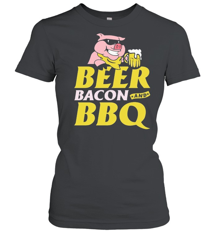 Big Beer bacon and Bbq shirt Classic Women's T-shirt